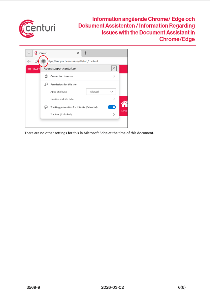 Information angående Chrome-Edge och Dokument assistenten - 6
